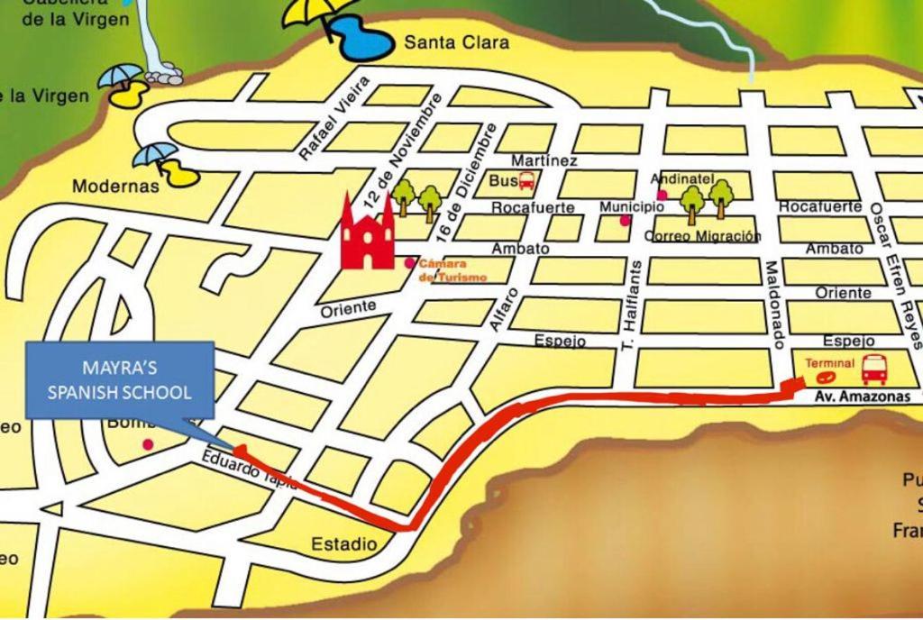 Mayra'S Apartments And Spanish School บาญอส ภายนอก รูปภาพ